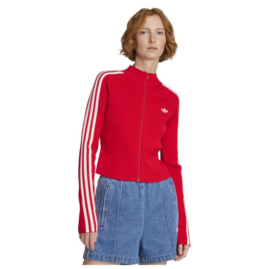 Adidas Γυναικεία ζακέτα Adicolor 3-Stripes Slim Knit Track Top